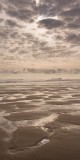 beach, sunrise, northumberland, coast, clouds, farne islands, bamburgh