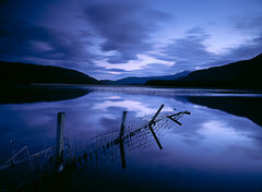 Blue Fence