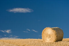 Straw Bale and Cloud