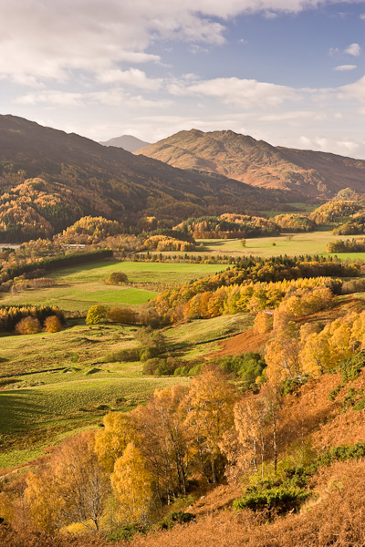 &nbsp;One of these classic images of Scotland with the low lying glen constrained by characterful mountains. The fall colors...